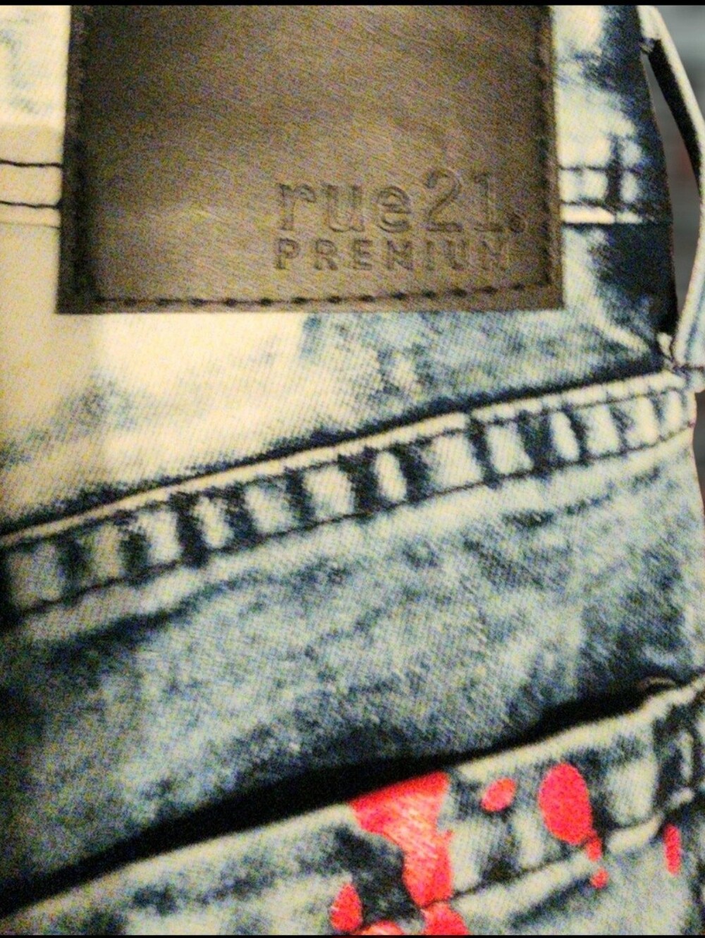Rue21 Unisex Premium Flex Graffiti Jeans - Picture 10 of 16